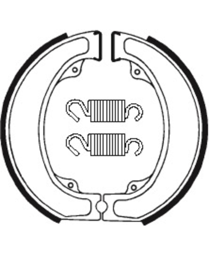 Mâchoires de frein TECNIUM Street organique - BA075 BA075