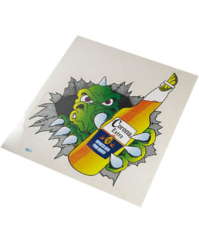 AUTOCOLLANT CORONA EXTRA (14X16CM)