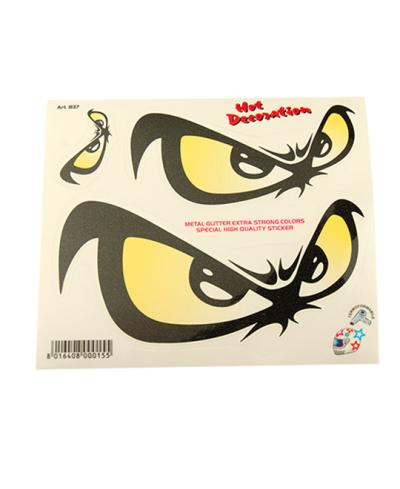 AUTOCOLLANT OEIL NO FEAR (14X16CM)