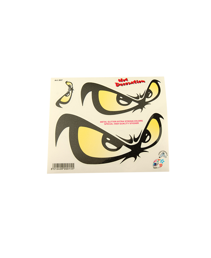 AUTOCOLLANT OEIL NO FEAR (14X16CM)