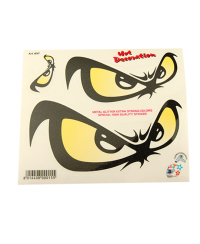 AUTOCOLLANT OEIL NO FEAR (14X16CM)