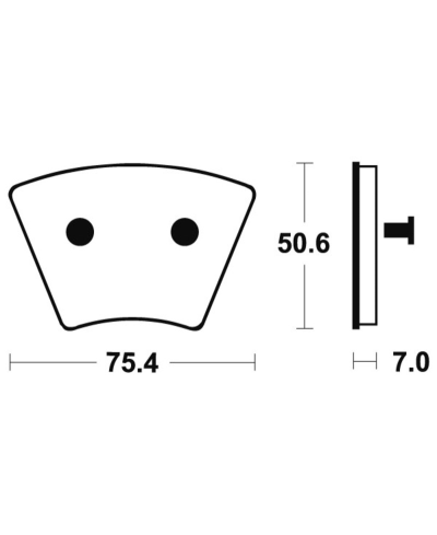 Plaquettes de frein TECNIUM route organique - MA179 MA179