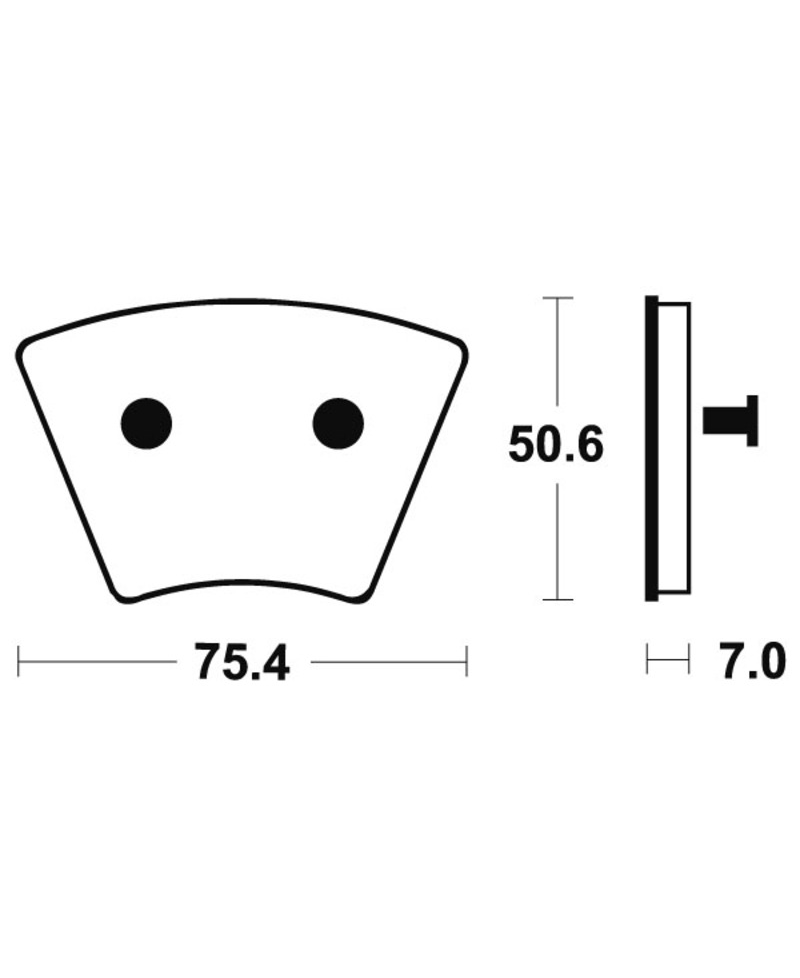 Plaquettes de frein TECNIUM route organique - MA179 MA179