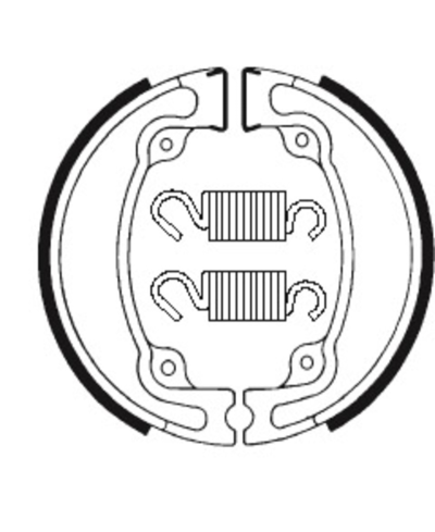 Mâchoires de frein TECNIUM Street/Off-Road organique - BA042 BA042