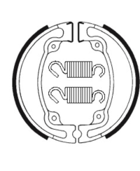 Mâchoires de frein TECNIUM Street/Off-Road organique - BA042 BA042