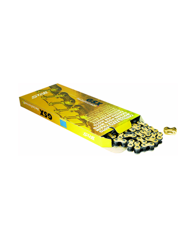 CHAINE MECABOITE 420 IRIS GSX 134M RENFORCEE OR