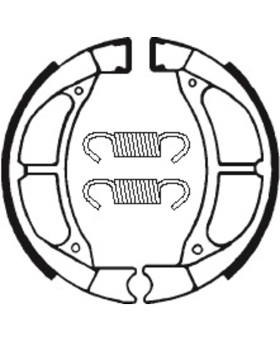 Mâchoires de frein TECNIUM Scooter organique - BA021 BA021