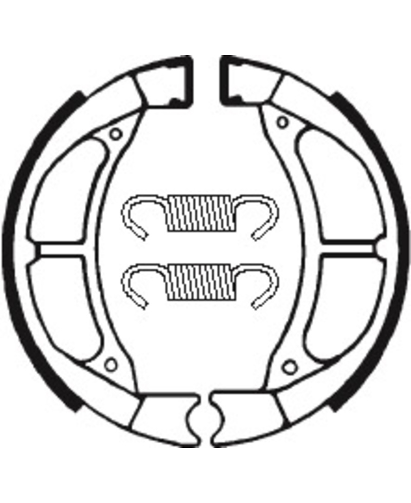 Mâchoires de frein TECNIUM Scooter organique - BA021 BA021