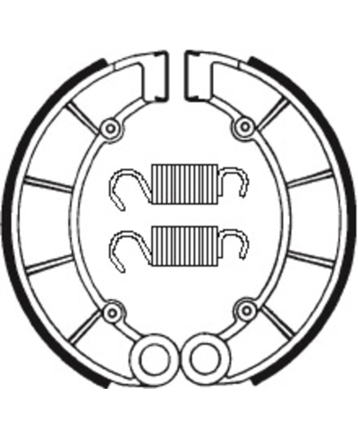 Mâchoires de frein TECNIUM Street organique - BA027 BA027