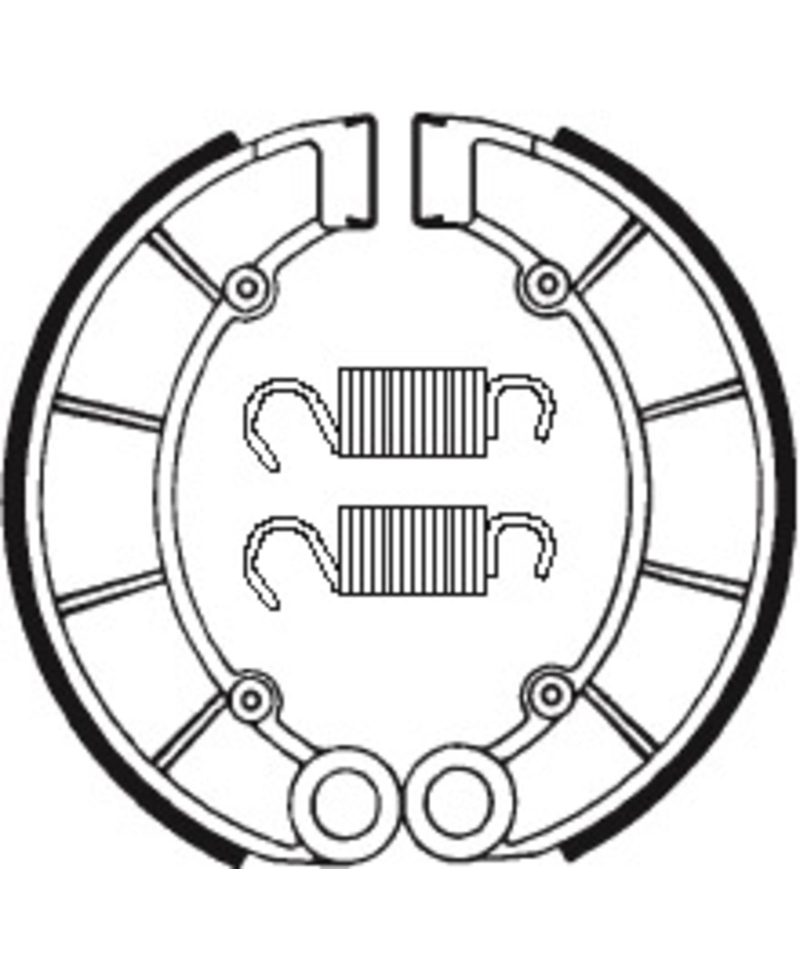 Mâchoires de frein TECNIUM Street organique - BA027 BA027