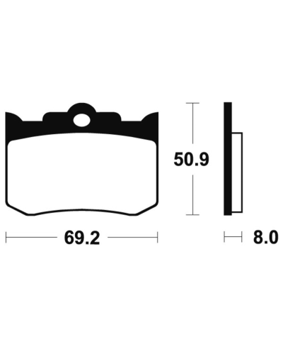 Plaquettes de frein TECNIUM Performance metal fritte - MF178 MF178