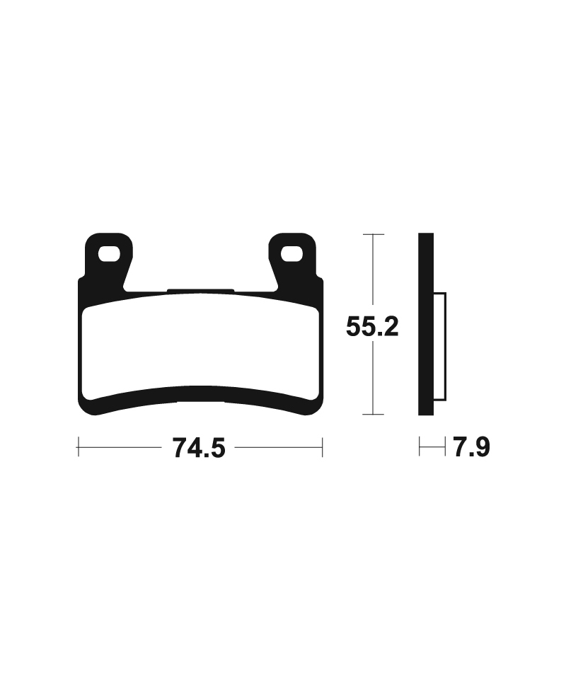 Plaquettes de frein TECNIUM Racing metal fritte carbone - MCR394 MCR394