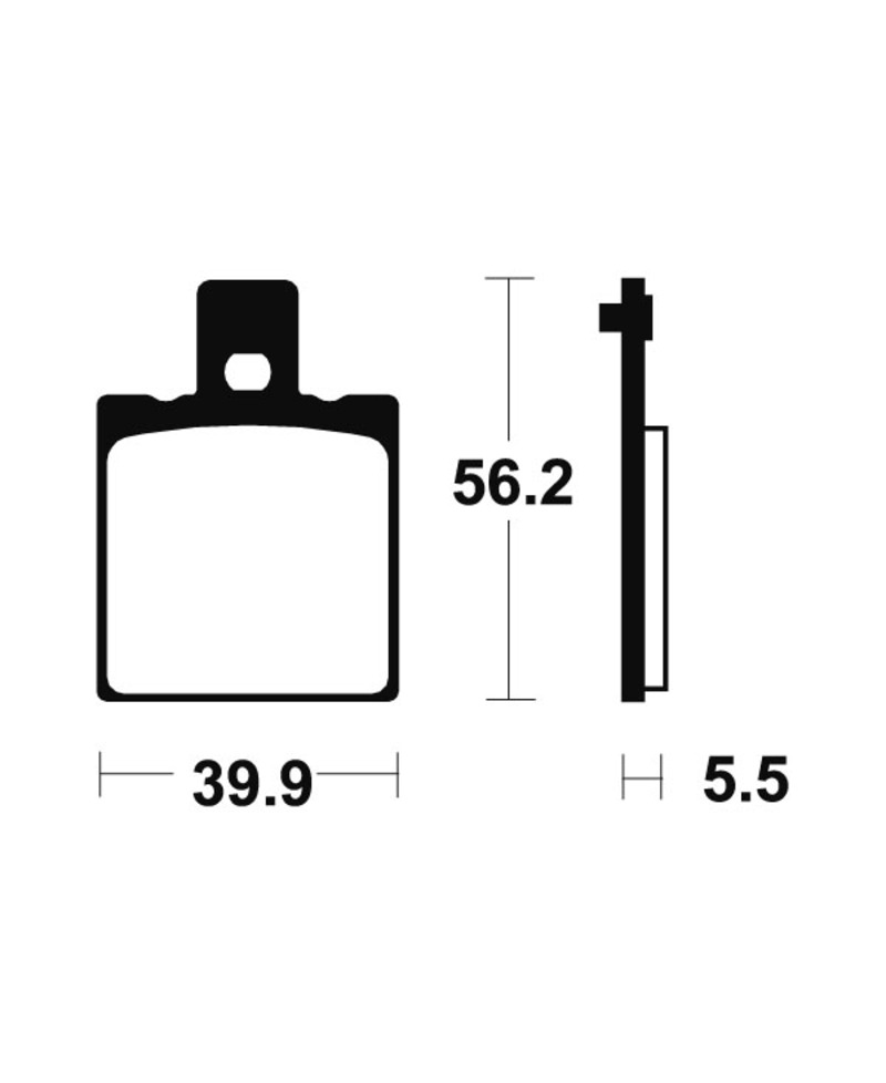 Plaquettes de frein TECNIUM route organique - MA83 MA83