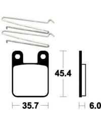 Plaquettes de frein TECNIUM Scooter organique - ME319 ME319