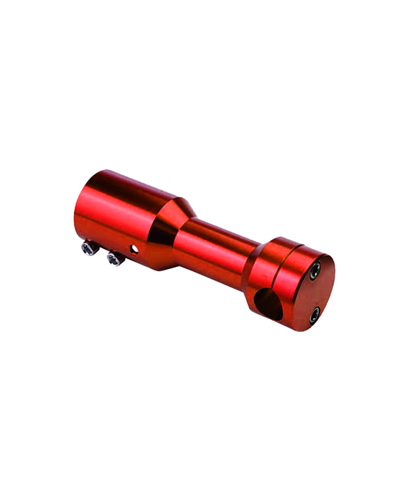 POTENCE SCOOTER TUN'R ADAPT. BOOSTER/BW'S/SLIDER/STUNT DROITE ROUGE (P/GUIDON D.22MM)