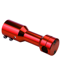 POTENCE SCOOTER TUN'R ADAPT. BOOSTER/BW'S/SLIDER/STUNT DROITE ROUGE (P/GUIDON D.22MM)