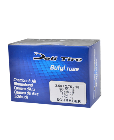 CHAMBRE A AIR CYCLO 16" 2.50-2.75 X 16 DELI TIRE U236S VS
