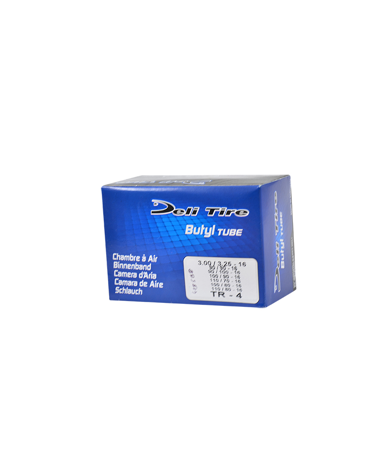 CHAMBRE A AIR MOTO 16" 3.00-3.25 X 16 DELI TIRE U326 TR4