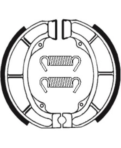 Mâchoires de frein TECNIUM Scooter/Street/Quad organique - BA181 BA181