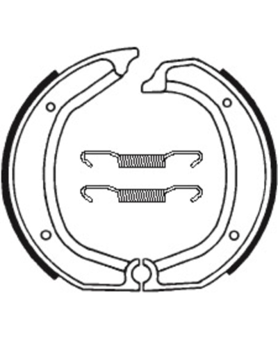 Mâchoires de frein TECNIUM Street organique - BA139 BA139