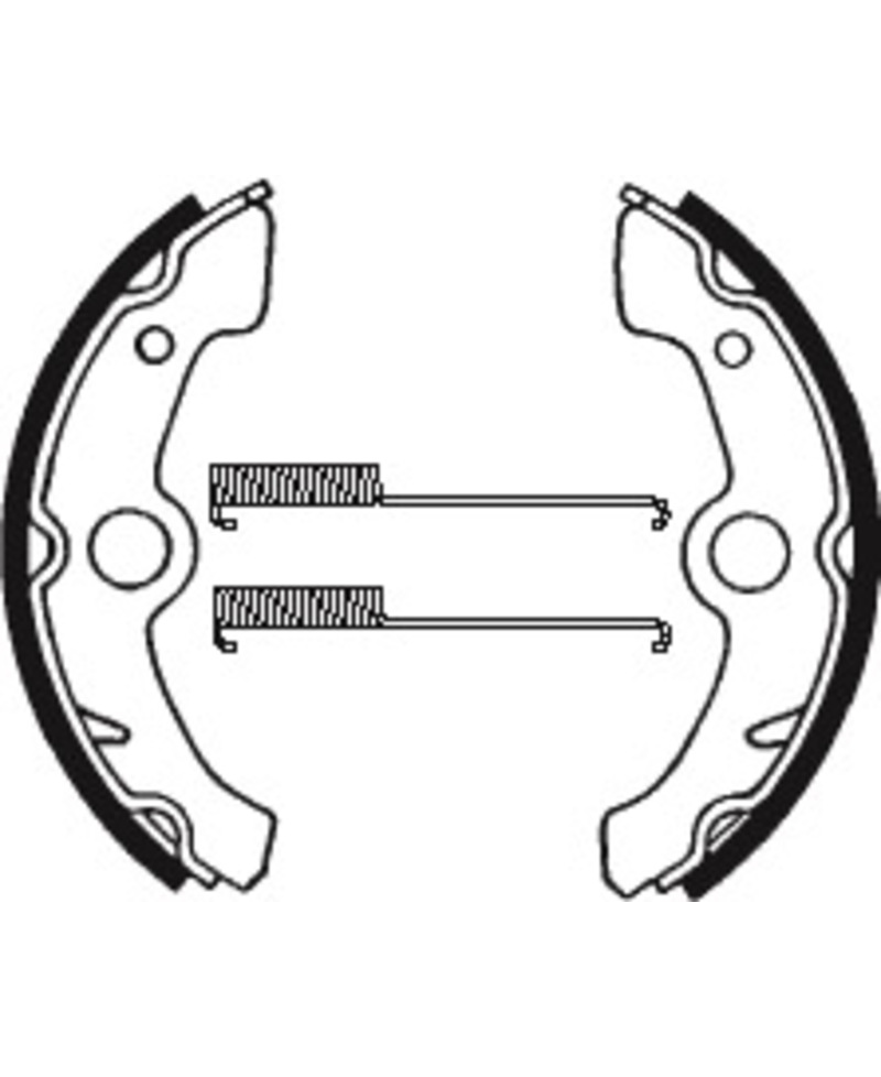Mâchoires de frein TECNIUM Quad organique - BA178 BA178