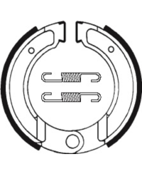 Mâchoires de frein TECNIUM Scooter/Street/Off-Road organique - BA120 BA120