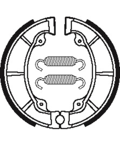 Mâchoires de frein TECNIUM Off-Road/Quad organique - BA040 BA040