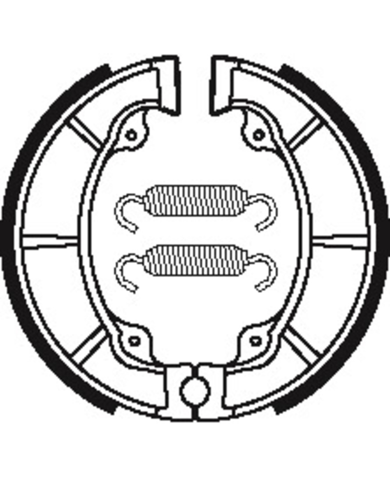 Mâchoires de frein TECNIUM Off-Road/Quad organique - BA040 BA040