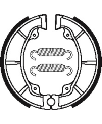 Mâchoires de frein TECNIUM Off-Road/Quad organique - BA040 BA040