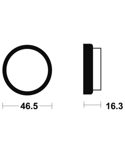 Plaquettes de frein TECNIUM MX/Quad metal fritte - MO76 MO76