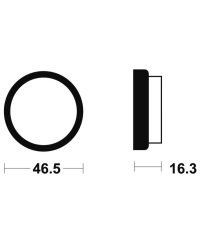 Plaquettes de frein TECNIUM MX/Quad metal fritte - MO76 MO76