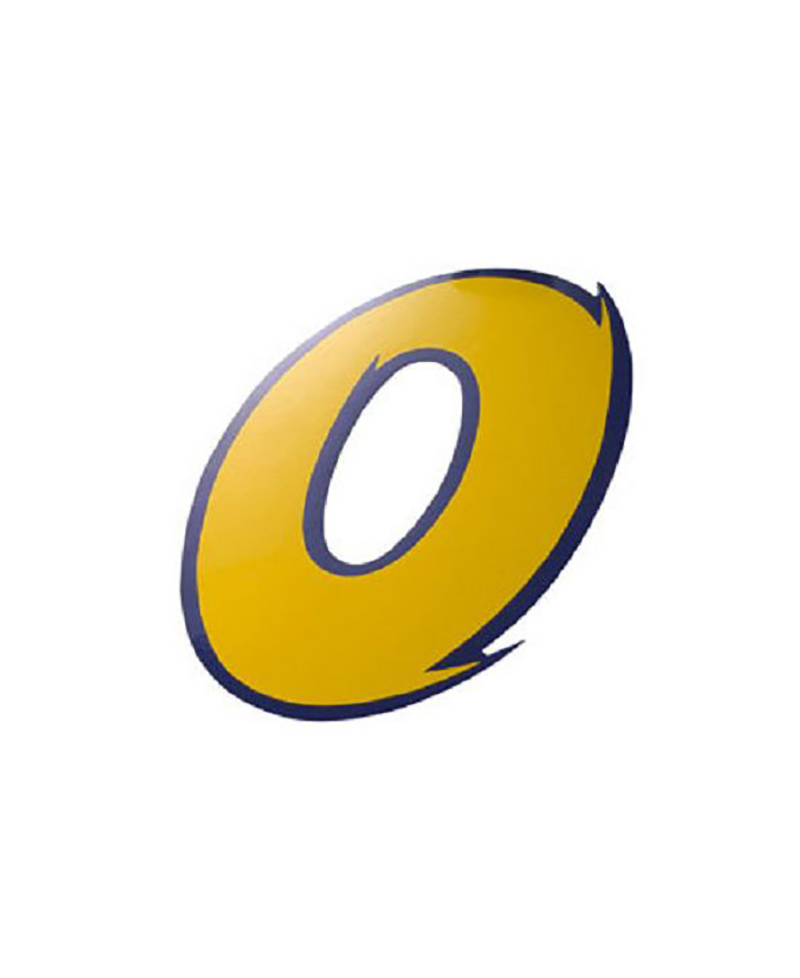 AUTOCOLLANT NUMERO 0 JAUNE L 9CM