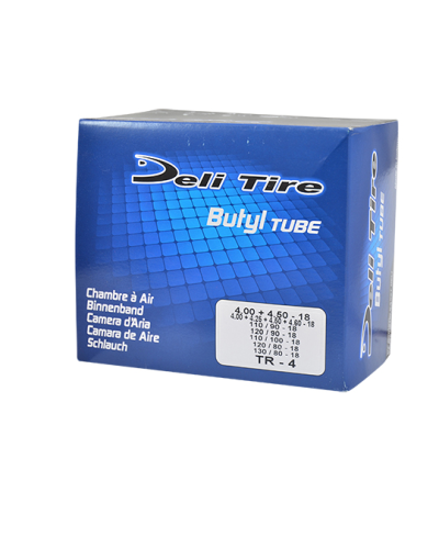 CHAMBRE A AIR MOTO 18" 4.00-4.60 X 18 DELI TIRE U408 TR4