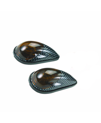 CLIGNOTANT TUN'R* GOUTTE D'EAU MINI AUTOCOLLANT FUME/CARBONE (PR)