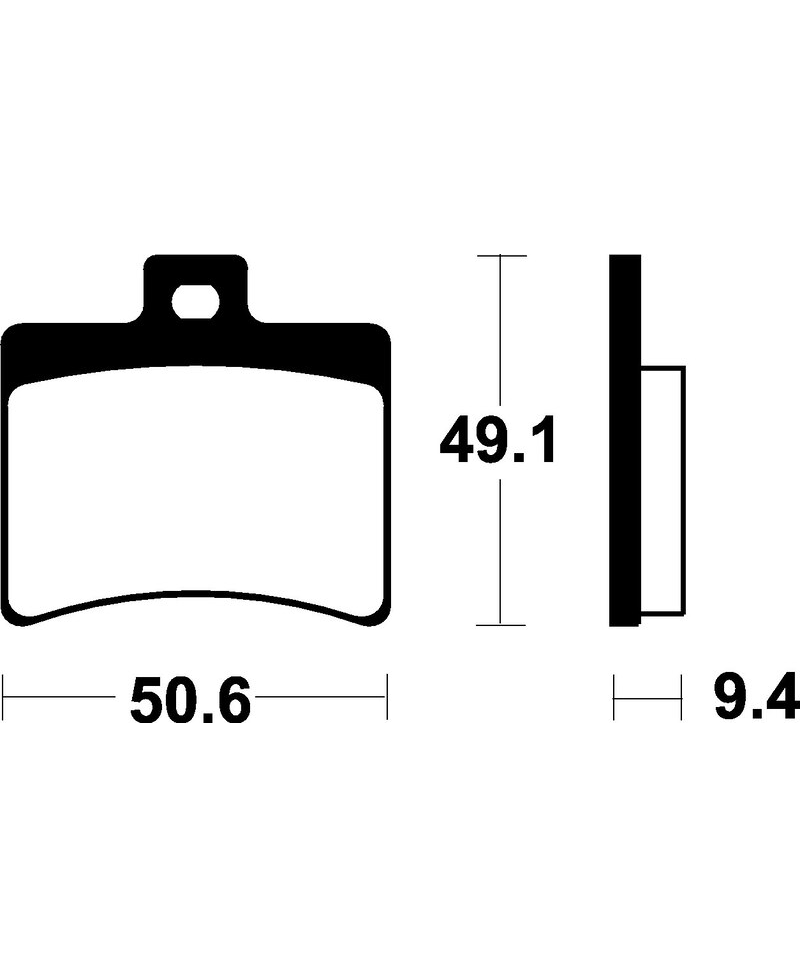 Plaquettes de frein TECNIUM Scooter organique - ME247 ME247