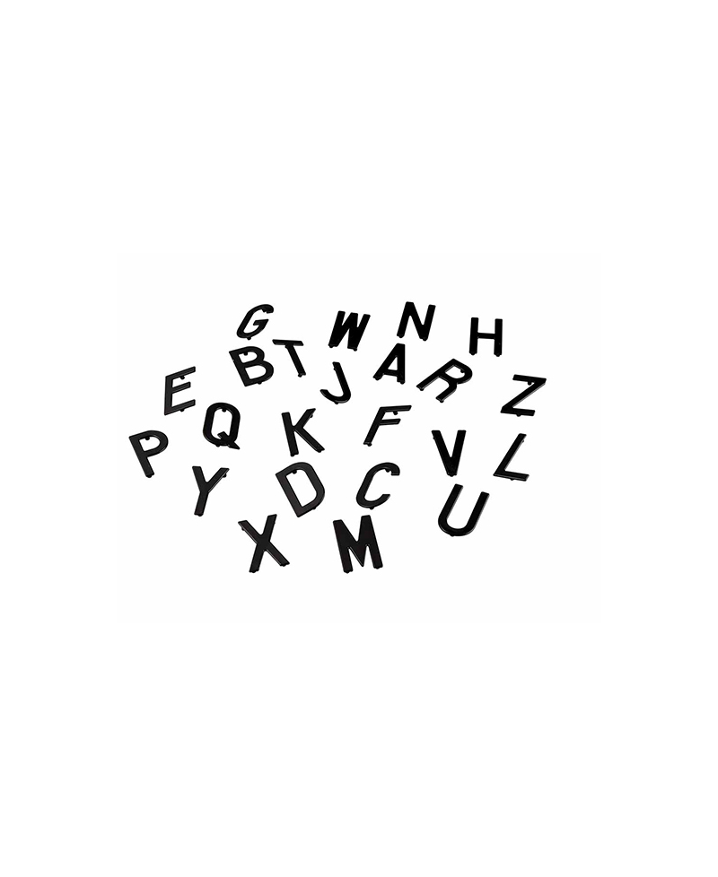 LETTRE TIFLEX P/PREPERCEE  T  45MM (X10)