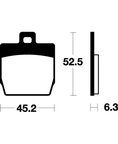 Plaquettes de frein TECNIUM Scooter organique - ME231 ME231