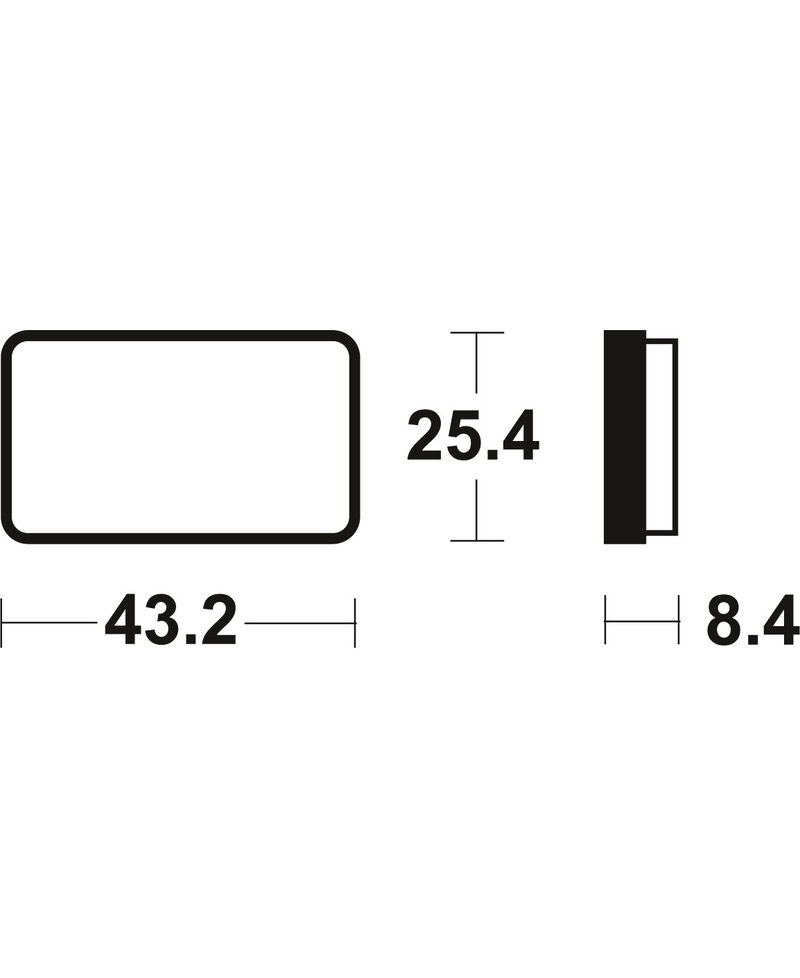 Plaquettes de frein TECNIUM MX/Quad metal fritte - MOA327 MOA327