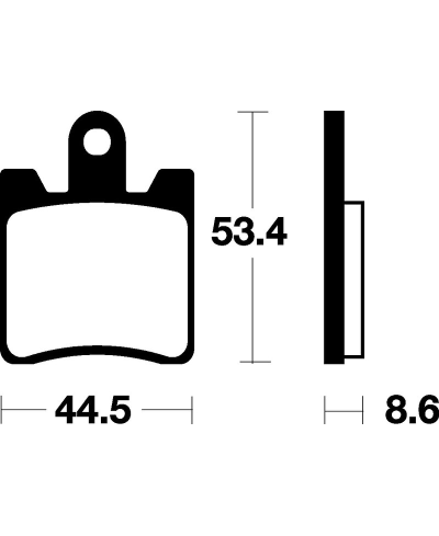 Plaquettes de frein TECNIUM Scooter organique - ME240 ME240