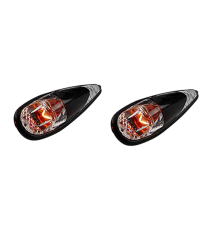 FEU DECORATIF TUN'R* GOUTTE D'EAU MICRO CLIPS ECLAIRAGE ORANGE/NOIR (PR)