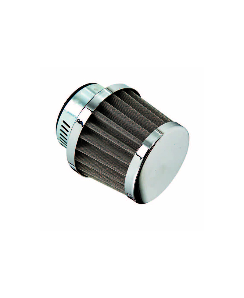 FILTRE A AIR TUN'R D28-35 CONIQUE KN PM DROIT CHROME