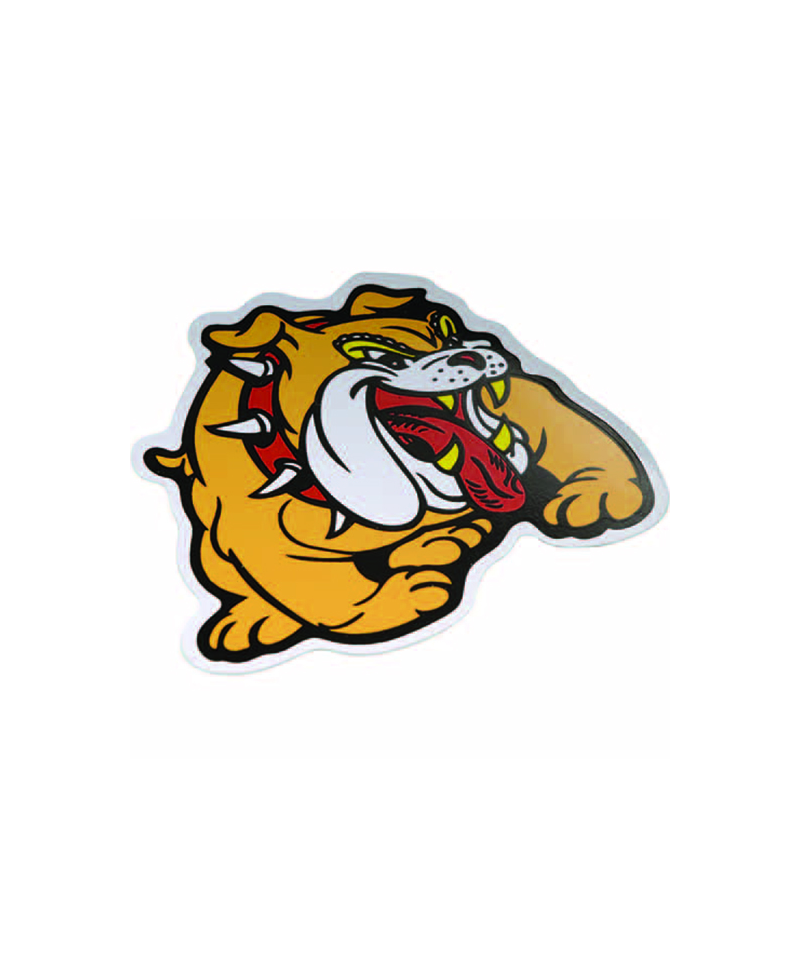 AUTOCOLLANT ANIMAL BOULEDOG (10X10.5CM)