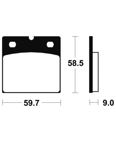 Plaquettes de frein TECNIUM Performance metal fritte - MF54 MF54