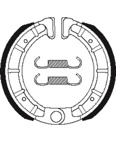 Mâchoires de frein TECNIUM Scooter organique - BA206 BA206