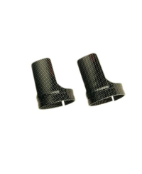 PROTECTION FOURCHE TUN'R MECABOITE CARBONE LIVRE AVEC COLLIER RILSAN DIAMETRE 40MM A 55MM