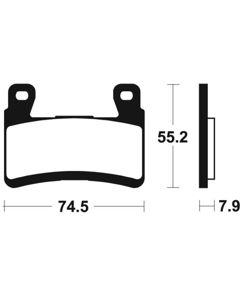 Plaquettes de frein TECNIUM Performance metal fritte - MF394 MF394
